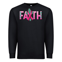 Black Cancer Faith with gemstone Premium Sweatshirt - NancyCooperArtShop