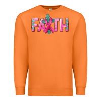 Carrot Cancer Faith with gemstone Premium Sweatshirt - NancyCooperArtShop