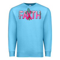 Ocean Blue Cancer Faith with gemstone Premium Sweatshirt - NancyCooperArtShop