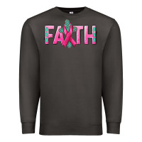 Smoke Cancer Faith with gemstone Premium Sweatshirt - NancyCooperArtShop