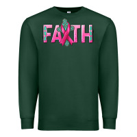 Sports Green Cancer Faith with gemstone Premium Sweatshirt - NancyCooperArtShop
