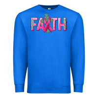 Cancer Faith With Gemstone Premium Sweatshirt | Teevron