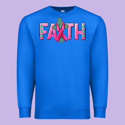 Cancer Faith With Gemstone Premium Sweatshirt Designed By Nancycooperartshop