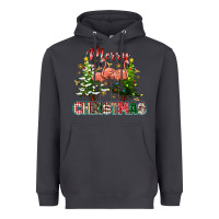 Smoke Merry Christmas flamingo Heavyweight Hoodie - texasbilliewilder