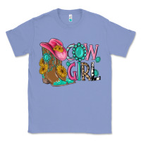 Colony Blue cow girl western boots Classic Tee - MaliasSmallBusiness