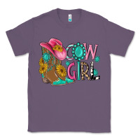 Lavender cow girl western boots Classic Tee - MaliasSmallBusiness
