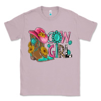 Lilac cow girl western boots Classic Tee - MaliasSmallBusiness