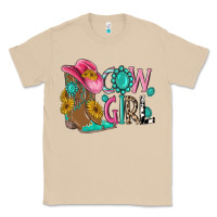 Mushroom cow girl western boots Classic Tee - MaliasSmallBusiness