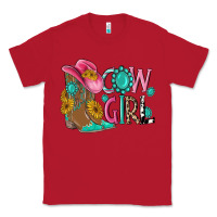 Red cow girl western boots Classic Tee - MaliasSmallBusiness