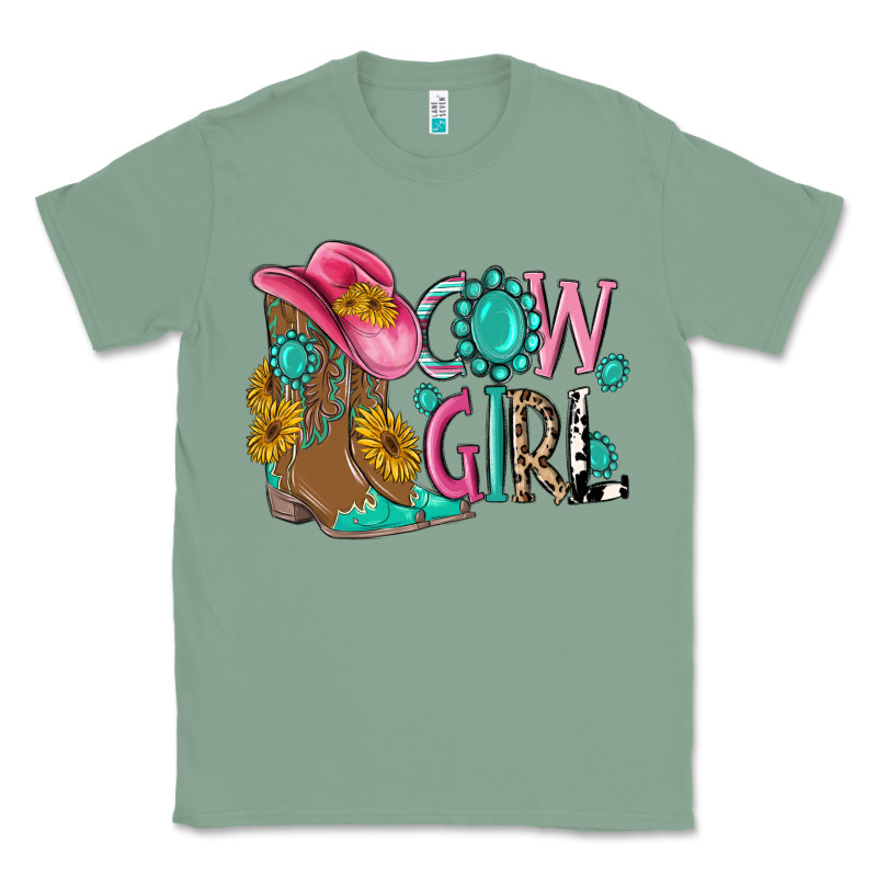 Cow Girl Western Boots Classic Tee by MaliasSmallBusiness | Teevron