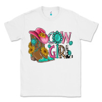White cow girl western boots Classic Tee - MaliasSmallBusiness
