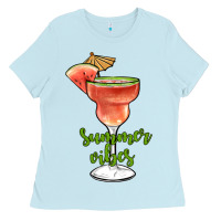 Baby Blue summer vibes Ladies Tee - JahusDesignShop