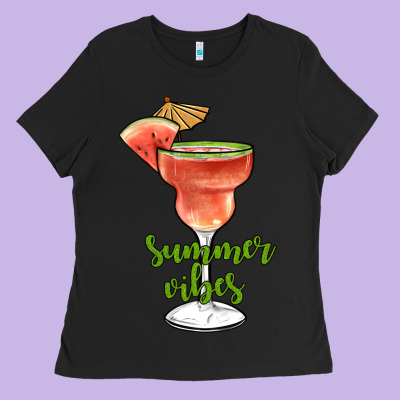 Summer Vibes Ladies Tee Designed By Jahusdesignshop