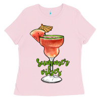Bubblegum Pink summer vibes Ladies Tee - JahusDesignShop