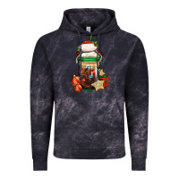 Cloud Black Christmas vacation trapper hat coffee cup Vintage Hoodie - Jasminsmagicworld