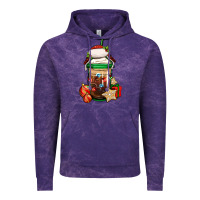 Cloud Purple Christmas vacation trapper hat coffee cup Vintage Hoodie - Jasminsmagicworld