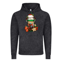 Vintage Black Christmas vacation trapper hat coffee cup Vintage Hoodie - Jasminsmagicworld