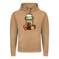 Vintage Camel Christmas vacation trapper hat coffee cup Vintage Hoodie - Jasminsmagicworld