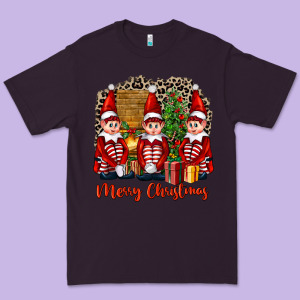 Merry Christmas Elfs Premium Tee Designed By Fadigitalartstudio