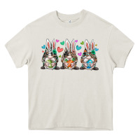 Cream western bunny gnome Heavy Core Tee - RacoonDesign