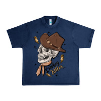 Navy cowboy killer Urban Heavy Tee - MaliasSmallBusiness