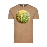 Vintage Coffee golden barrel cactus Vintage Tee - LillyAllenDesigns