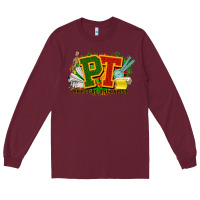Burgundy pt physical therapist juneteenth Long Sleeve Tee - NancyCooperArtShop