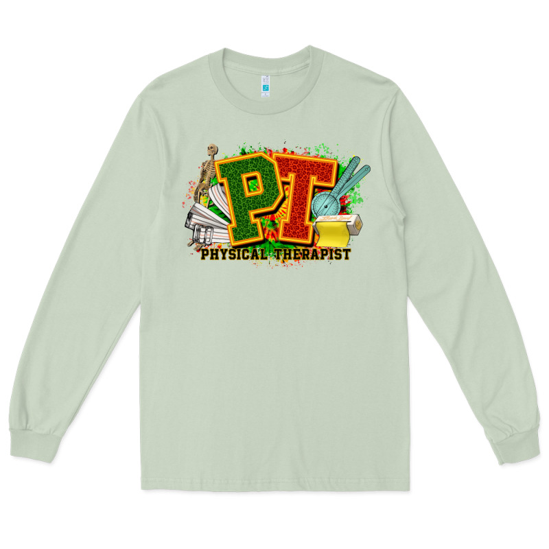 Pt Physical Therapist Juneteenth Long Sleeve Tee by NancyCooperArtShop | Teevron