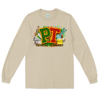 Mushroom pt physical therapist juneteenth Long Sleeve Tee - NancyCooperArtShop