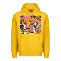 Lemon cowgirl boots sunflower Premium Hoodie - TumblerDesignByShophia