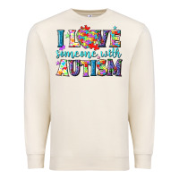Sandshell I love someone with Autism Premium Sweatshirt - NancyCooperArtShop