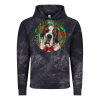 Cloud Black Christmas St. Bernard Vintage Hoodie - RanaPortraitStore