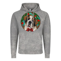 Cloud Rock Christmas St. Bernard Vintage Hoodie - RanaPortraitStore