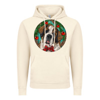 Vintage Artic Christmas St. Bernard Vintage Hoodie - RanaPortraitStore