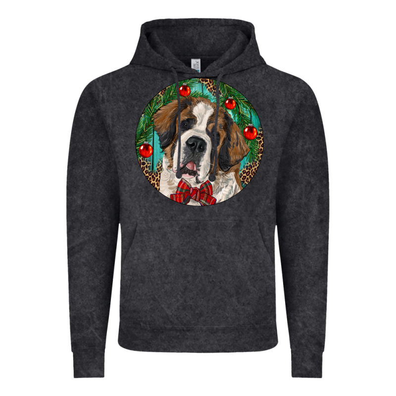 Christmas St. Bernard Vintage Hoodie by RanaPortraitStore | Teevron