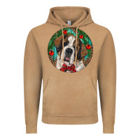 Vintage Camel Christmas St. Bernard Vintage Hoodie - RanaPortraitStore