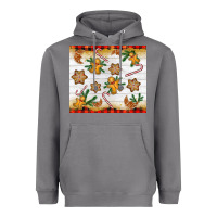 Storm Christmas gingerbread cookies and candy cane Heavyweight Hoodie - NancyCooperArtShop