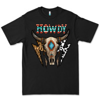 Black howdy boho skull Premium Tee - CowhideDigitalArt