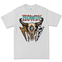 Dove Grey howdy boho skull Premium Tee - CowhideDigitalArt