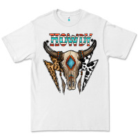 White howdy boho skull Premium Tee - CowhideDigitalArt