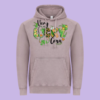 St. Patricks Day Very Lucky Cma Vintage Hoodie Designed By Barkaloodesign