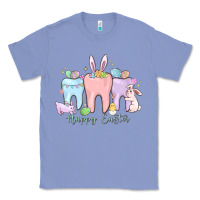 Colony Blue happy easter teeth Classic Tee - MaliasSmallBusiness