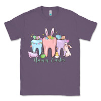 Lavender happy easter teeth Classic Tee - MaliasSmallBusiness