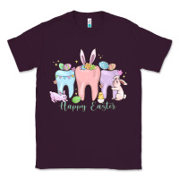 Plum happy easter teeth Classic Tee - MaliasSmallBusiness