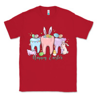 Red happy easter teeth Classic Tee - MaliasSmallBusiness