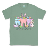 Sage happy easter teeth Classic Tee - MaliasSmallBusiness