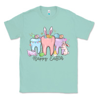 Seafoam happy easter teeth Classic Tee - MaliasSmallBusiness