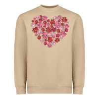 Mushroom dog valentine Heavyweight Sweatshirt - MaliasSmallBusiness