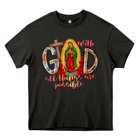 Asphalt With God All Things Are Possible Heavy Core Tee - RacoonDesign