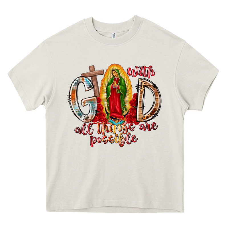 With God All Things Are Possible Heavy Core Tee by RacoonDesign | Teevron